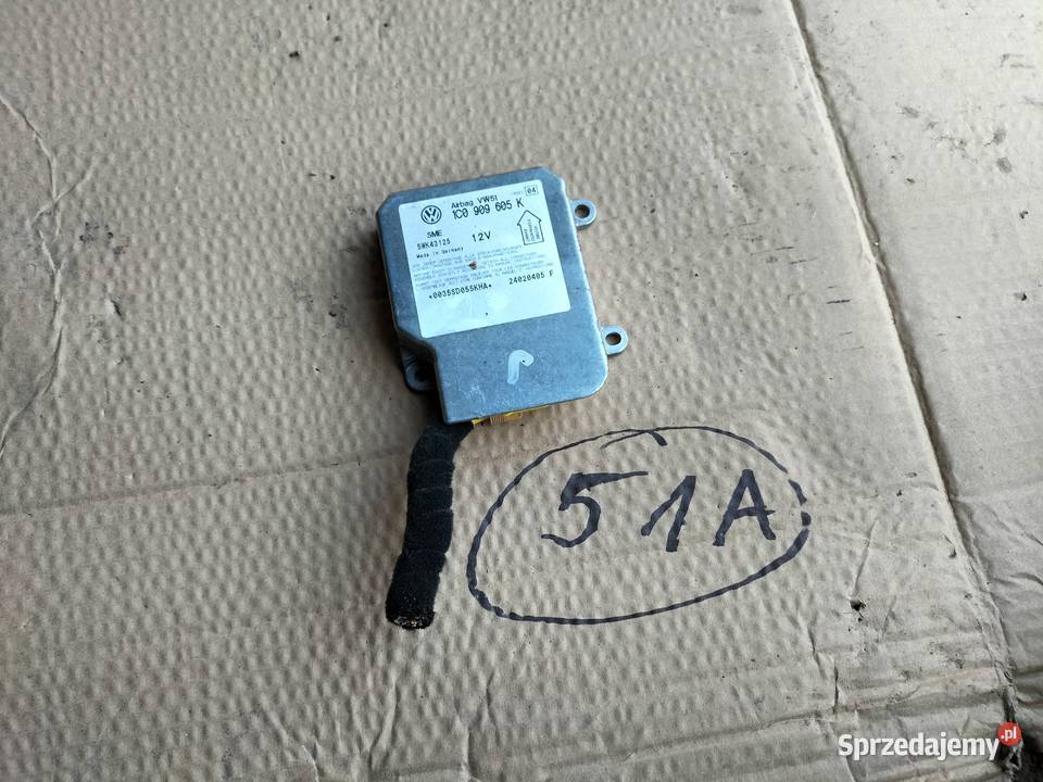 VW POLO MK4 9N 1C0909605K SENSOR MODUŁ KOMPUTER Kamień-Kolonia