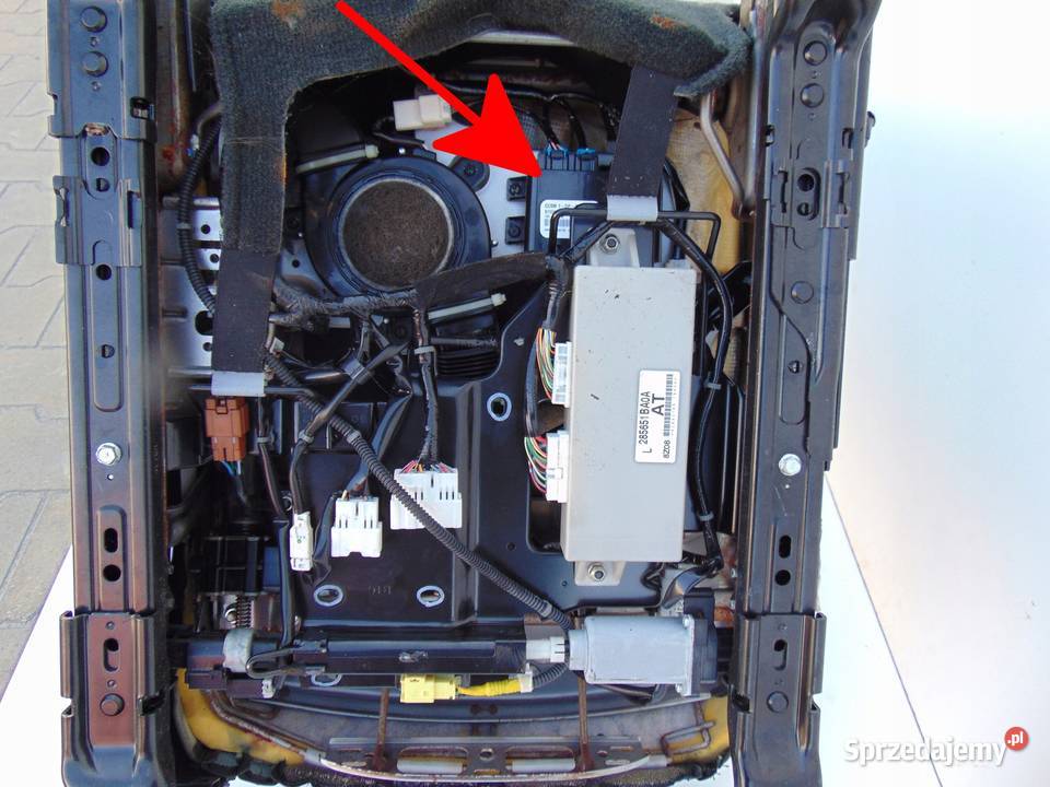 MODUŁ NADMUCHU FOTELA KIEROWCY INFINITI QX70 FX