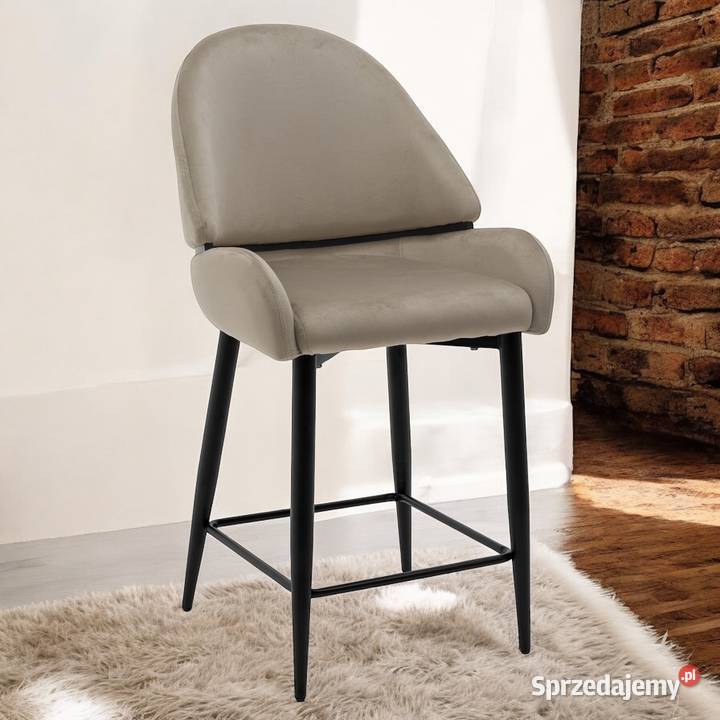 Hoker Tapicerowany Bergamo Ciemnobeżowy Wysyłka Tarchały Małe