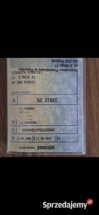4x4 Terracan 29crdi