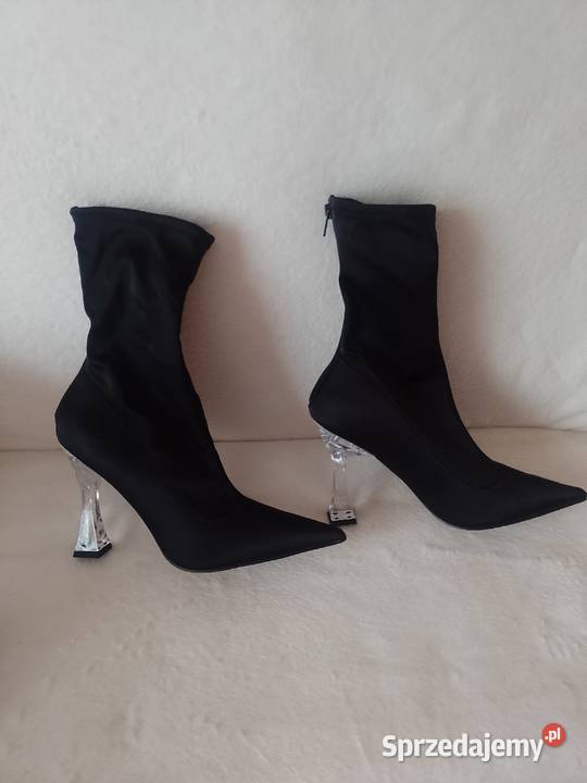 40 ASOS DesignCzarne botki w Szpic z Londynu z małopolskie Kraków
