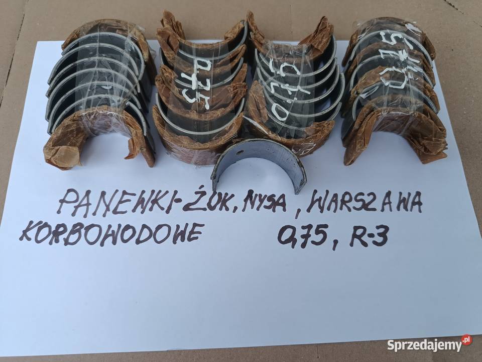 Panewki korbowodowe Żuk Nysa Warszawa Głowno