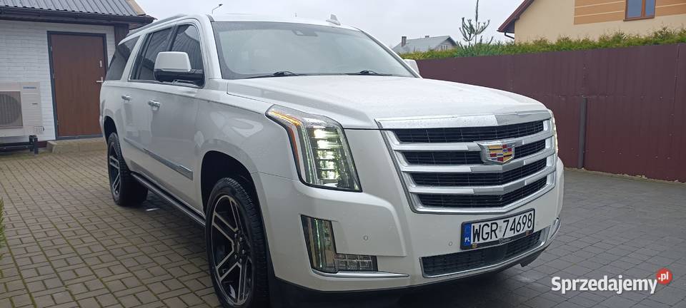 Auto do ŚLUBU Cadillac Escalade 2017 62 biała lubelskie Biłgoraj