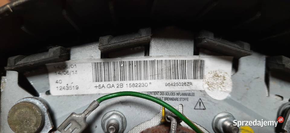 Peugeot 206 Poduszka powietrzna airbag poduszki powietrzne Siechnice