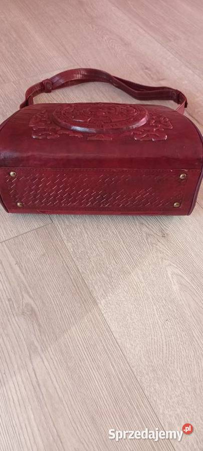 Torebka skórzana z Meksyku nowa 30cm dolnośląskie Legnica