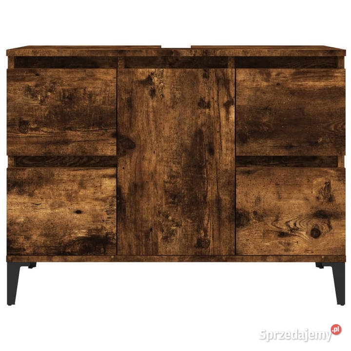 Szafka pod umywalkę przydymiony dąb 80x33x60 mazowieckie Warszawa