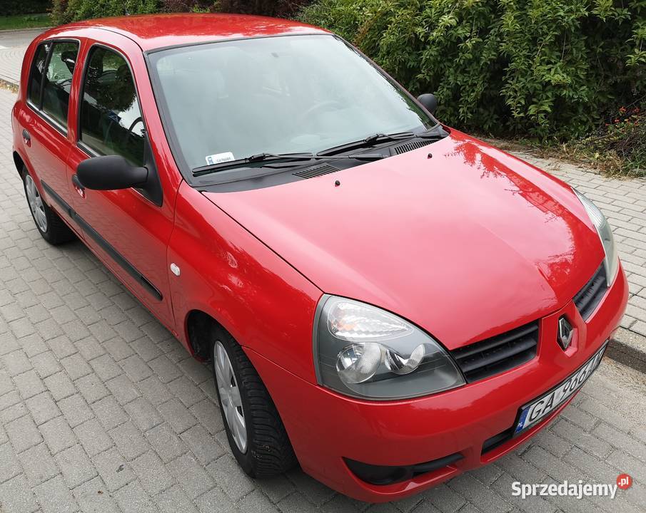 Renault Clio 2 Campus 12 2008 Bezwypadkowy Klima benzyna pomorskie Gdynia