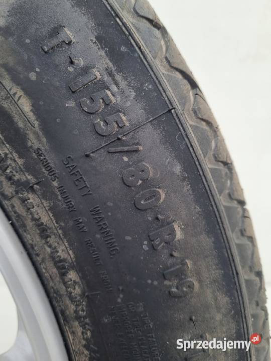 KOŁO DOJAZDOWE BMW X6 E71 dojazdówka 15580 R19 Rudka