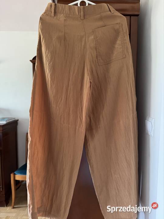 Spodnie 34 Damskie Massimo Dutti brązowe z Rozmiar 34(XS) Częstochowa