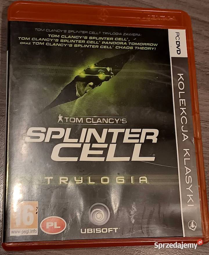 Trylogia Splinter Cell Komputerowe PC opolskie Opole