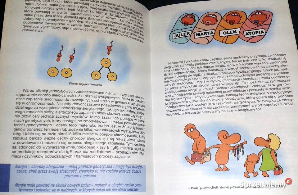 O alergii pół żartem pół serio Juliusz Bokiej lubelskie Chełm sprzedam