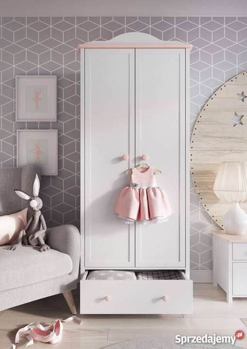 Szafa Dziewczynki 85 Z Szufladą Z Drążkami LUNA Katowice sprzedam