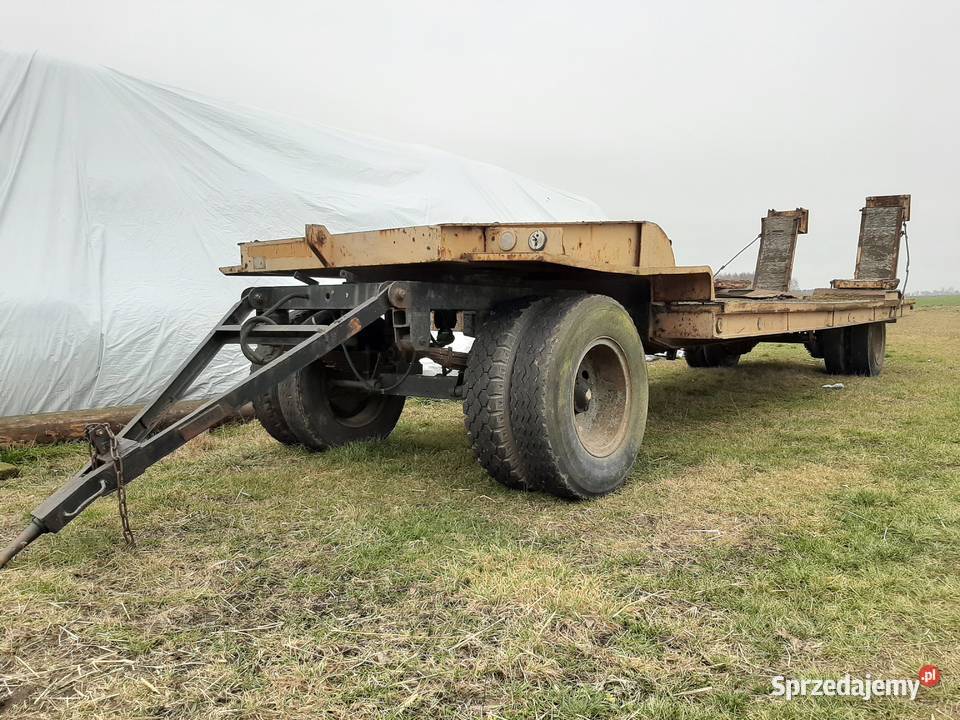 Przyczepa niskopodwoziowa laweta T035 POM Śrem POM Ltd.