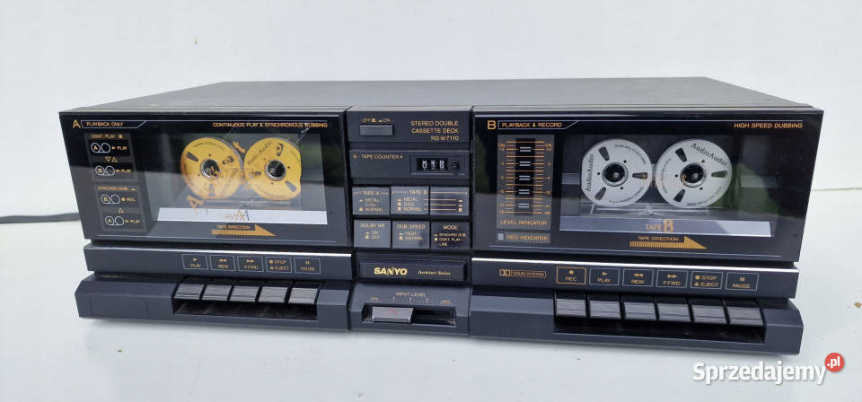 SANYO RD W 7110 RDW7110 magnetofon cassette deck Międzychód