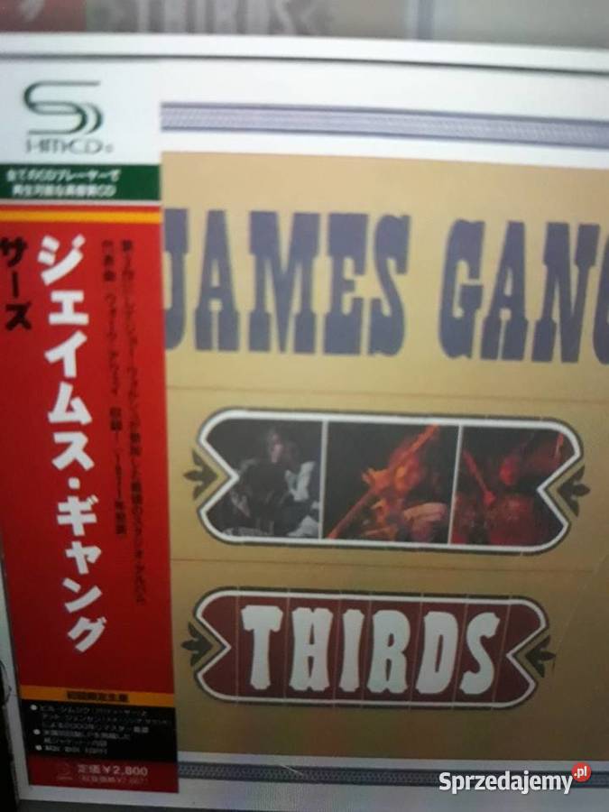Archiwum hard rocka JAMES GANG Thirds SHM CD Rzeszów