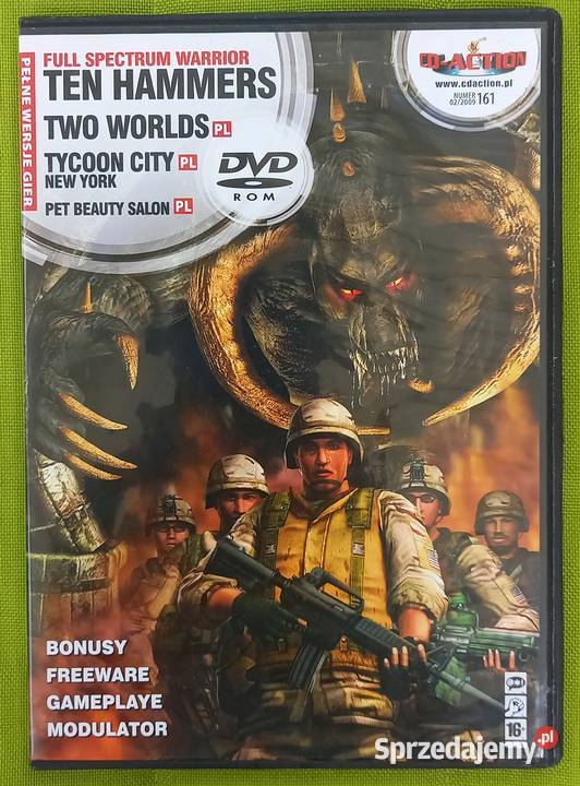Full Spectrum Warrior Ten Hammers Two Worlds Komputerowe PC Małkinia Górna sprzedam