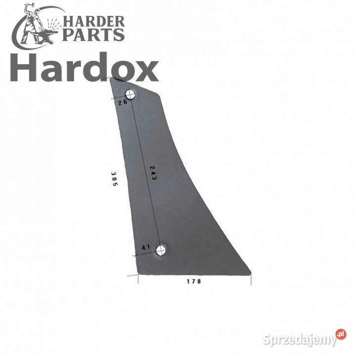 Pierś HARDOX VRP330P VRP330 W części do pługa Suwałki