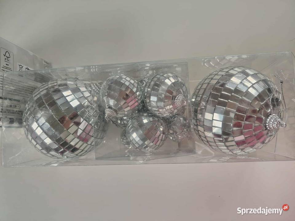 Kule srebrne choinkowe led Nakło nad Notecią sprzedam