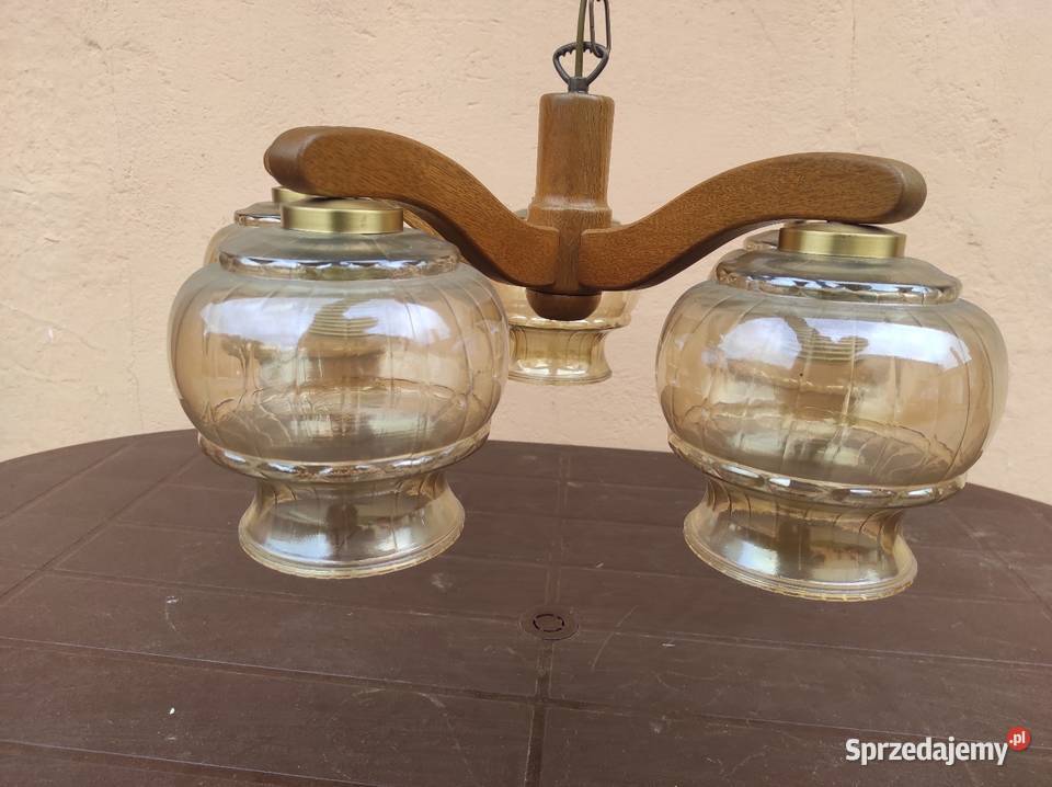 Lampa żyrandol stara prl opolskie Schodnia sprzedam
