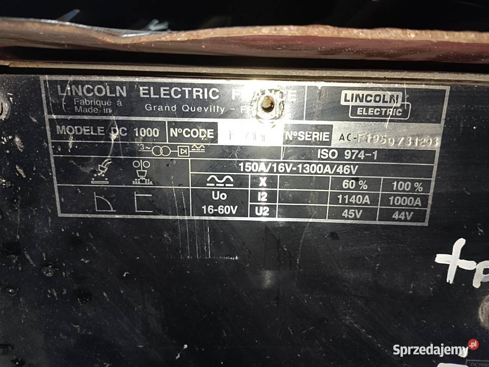 Spawarka 1000 amper Lincoln idealarc 1000 dc