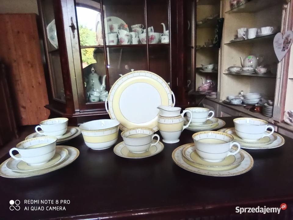 Serwis do herbaty Bohemia Epiag Czechoslowakia Gdańsk