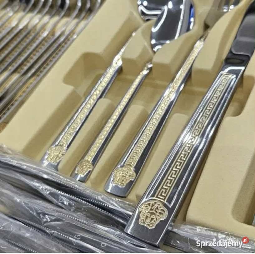 259 Walizka Versace sztućce 72 elementy na 12 Zabrze