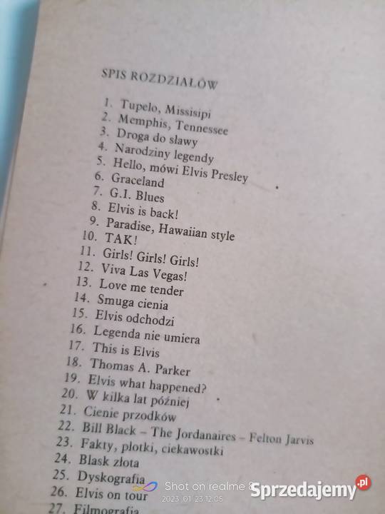 Elvis biografia pierwsze wydanie książki unikaty Warszawa