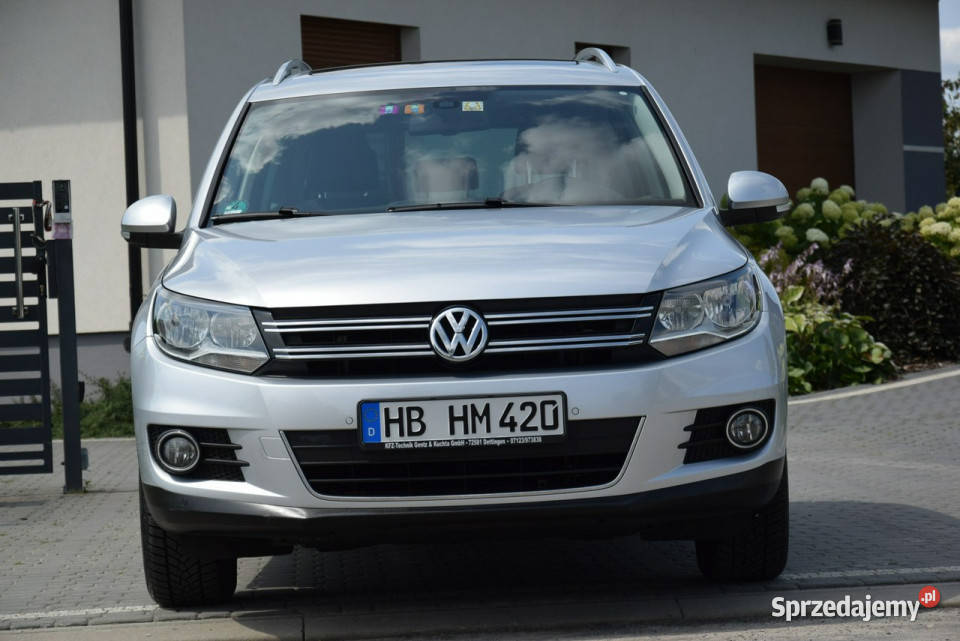 Volkswagen Tiguan 20TDI 2012r Lift PDC Odpinany serwisowany w ASO podkarpackie Majdan Sieniawski