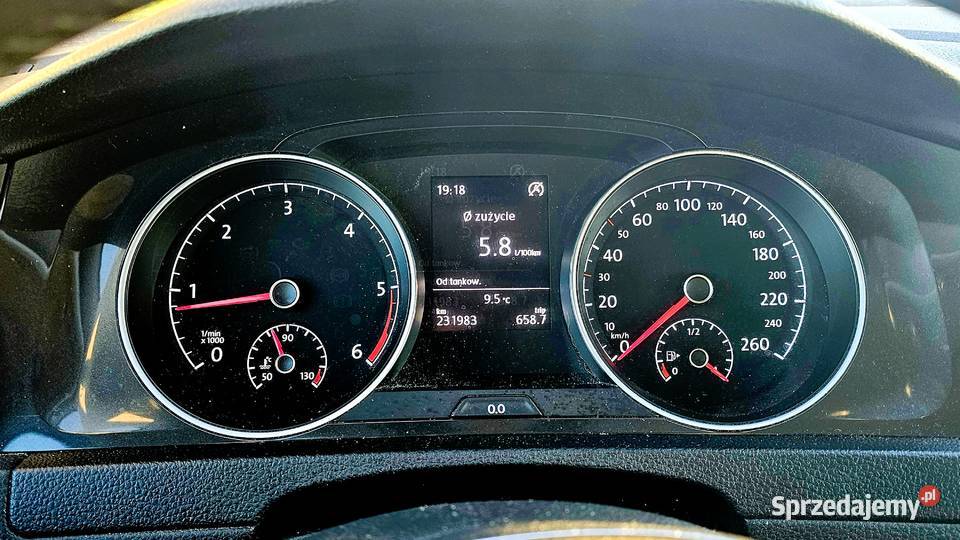 Volkswagen Golf VII 16 TDI 115 2018 Salon Polska Aleksandrów Łódzki