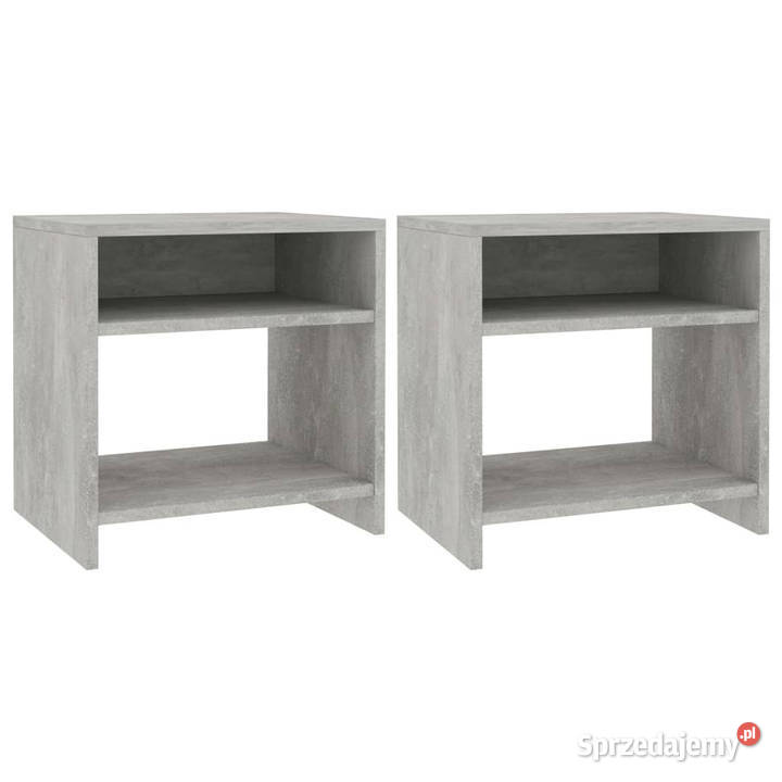 Szafki nocne 2 szarość betonu 40x30x40 WM800018 mazowieckie Warszawa