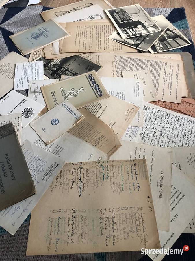 Farmacja stare dokumenty medyczne uniwersytet łódzkie Łowicz