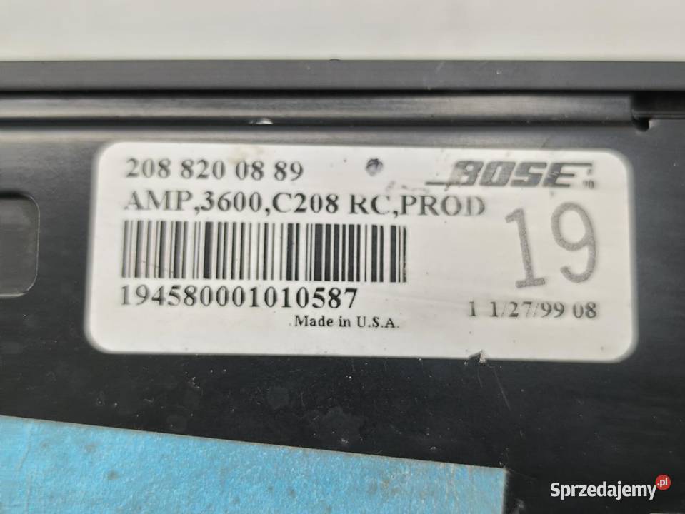 WZMACNIACZ BOSE MERCEDES CLK W208 C208 sprzedam