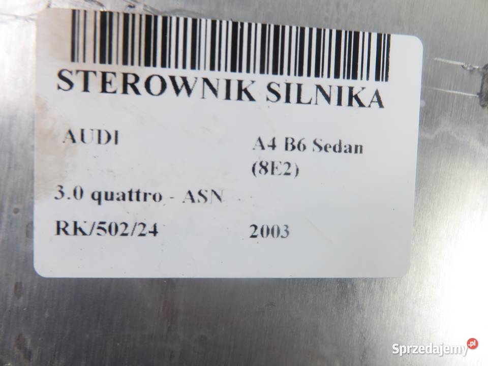 STEROWNIK AUDI A4 B6 30 8E0909059 0261207579 osobowe małopolskie