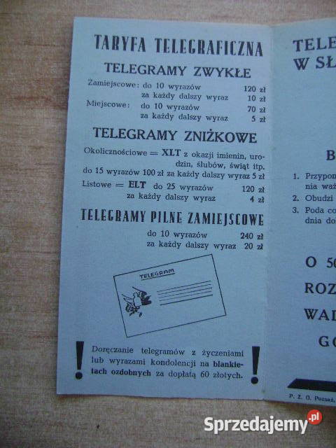Starocie z PRL Stare dokumenty Poczta Informator Gdynia