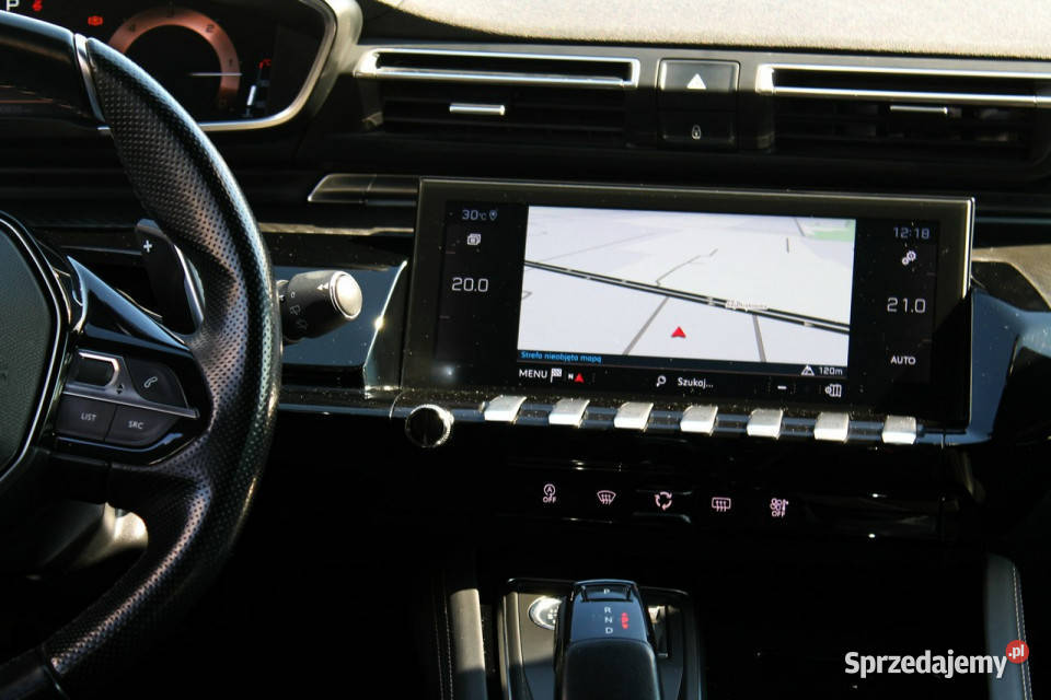 Peugeot 508 łopatki zmiany biegów