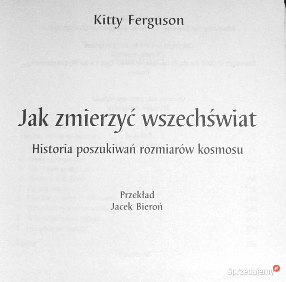zmierzyć wszechświat Kitty Ferguson Chełm