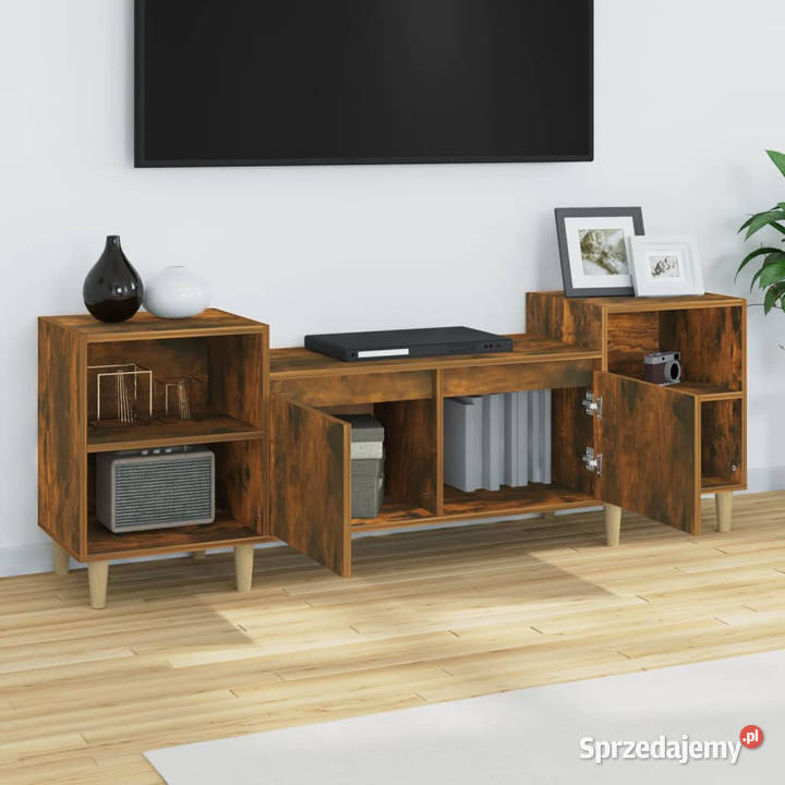 Szafka pod telewizor przydymiony dąb 160x35x55 RTV Warszawa