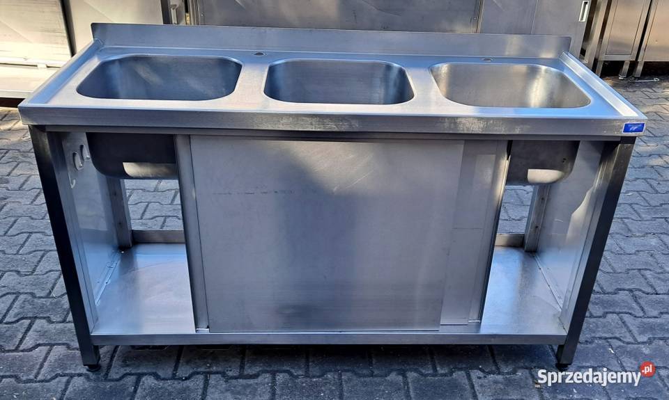 ZLEW 3 KOMOROWY Z SZAFKĄ DRZWI SUWANE 1506085