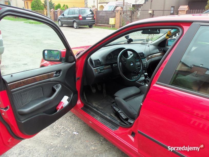 Czerwone BMW E46 320D Samochody osobowe Kielce