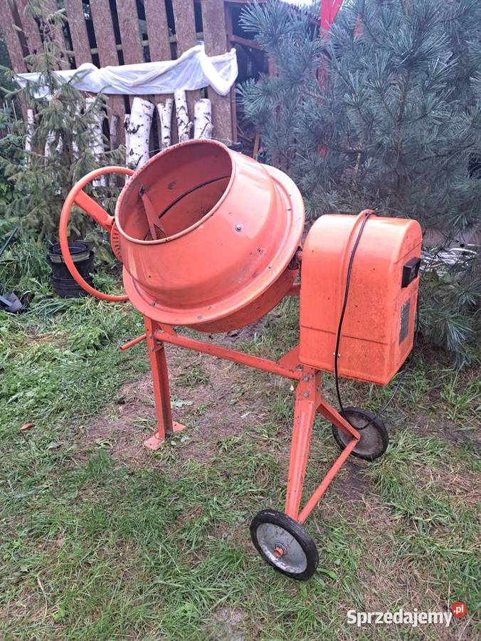 Betoniarka 120 l 230V Żuraw