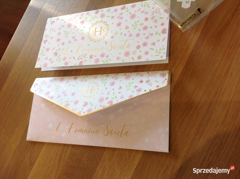 Kartka Pamiątka I Komuni Świętej Dziewczynki Nowa Sól sprzedam