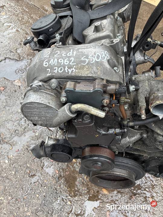 Mercedes 22cdi 611962 SILNIK 270 PRZEBIEGU osobowe Słowikowo