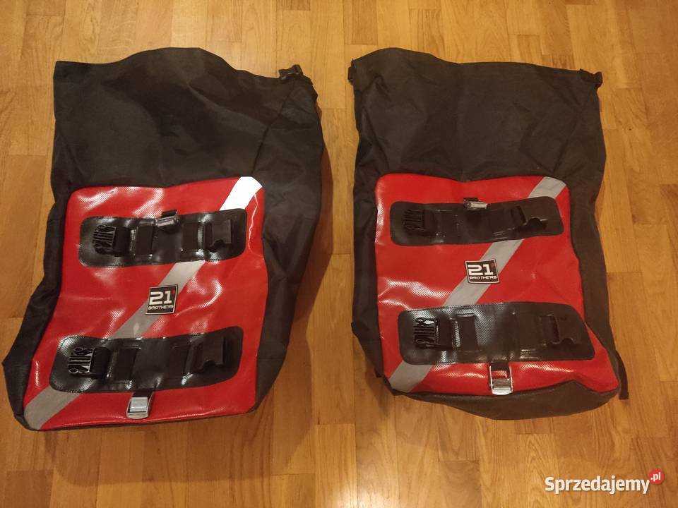 Sakwy motocyklowerowerowe 21 Brothers 2x30l małopolskie Kraków sprzedam