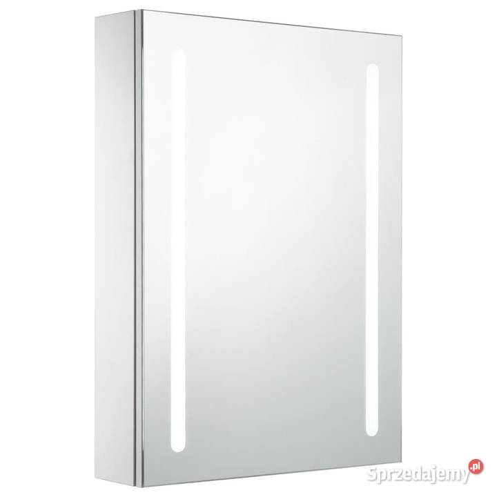 Szafka łazienkowa z lustrem i LED 50 x 13 x 70 Warszawa