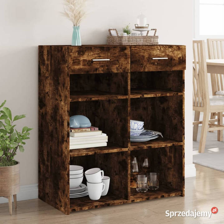 Szafka przydymiony dąb 80x425x93 materiał Warszawa