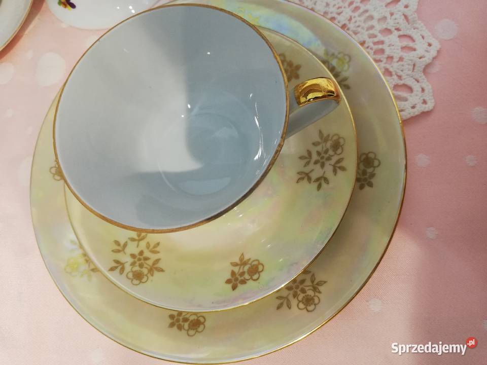 Trio porcelana Kahla Porcelana i szkło Gorlice