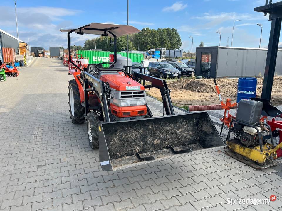 Mini Traktorek KUBOTA GL23 z TURem i łyżką pług Kubota Trojanów
