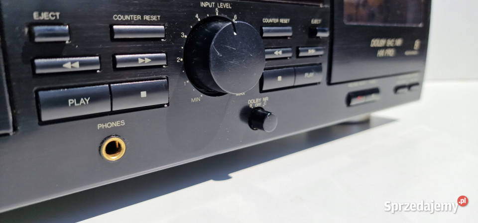 Magnetofon JVC TDW216 Stereo Cassette Deck Międzychód