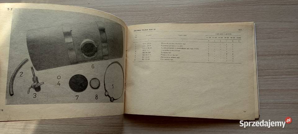 katalog cześci silnik typ 160 oryginał dzik