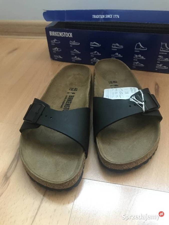 klapki damskie birkenstock nowe 40 skóra Granica